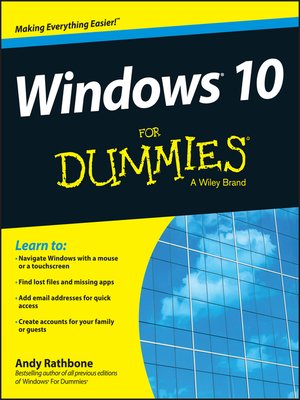 cover image of Windows 10 For Dummies